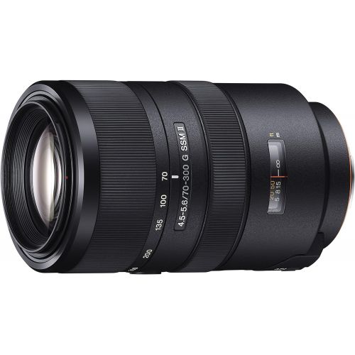 소니 Sony DSLR Lens 70-300mm F4.5-5.6 G SSM II Zoom Lens for Sony Alpha Cameras