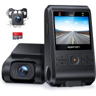 [아마존 핫딜] APEMAN Dash Cam, Front and Rear Camera for Cars FHD 1080P IPS Screen, Support GPS, SD Card Included, Night Vision, 170°Wide Angle, Motion Detection, Loop Recording, G-Sensor, Parki