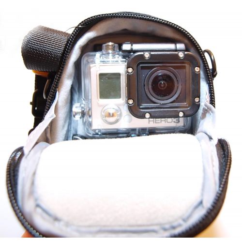  Tapes4you Kameratasche Tasche Kamera Koffer fuer GOPRO Hero 80x100x40 mm + 4x Anti-Fog Antibeschlag Einsatze