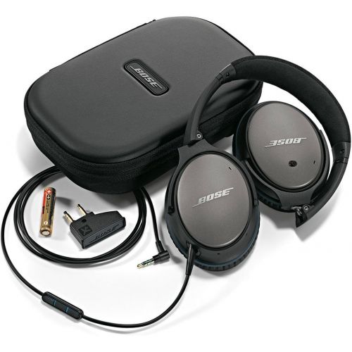 보스 Bose QuietComfort 25 Acoustic Noise Cancelling Headphones for Apple devices - Black (wired, 3.5mm)