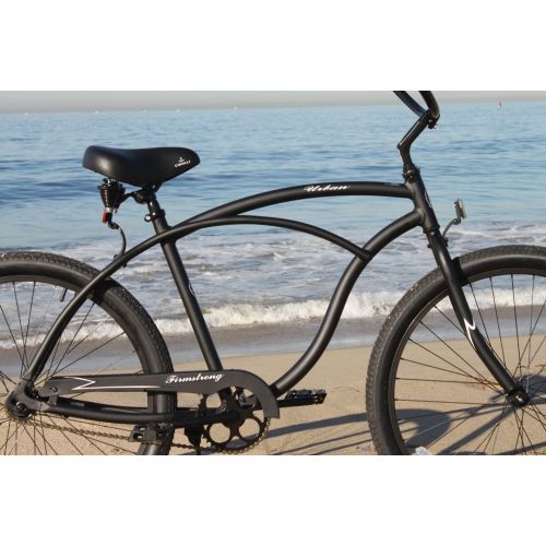  Firmstrong Urban Man Alloy Single Speed Beach Cruiser Bicycle, 26-Inch