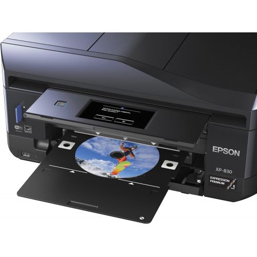 엡손 Epson XP-830 Wireless Color Photo Printer with Scanner, Copier & Fax, Amazon Dash Replenishment Enabled