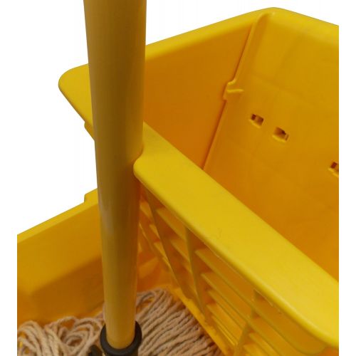  Continental 335-37YW, Splash Guard and Backsaver Combo Set with Down-Press Wringer, Yellow (Case of 1)