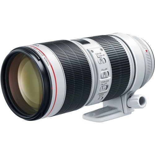 캐논 Canon EF 70-200mm f2.8L is III USM Lens - 8PC Accesory Bundle Includes 3PC Filter Kit (UV, CPL, FLD) + 6PC Graduated Color Filter Kit + 72 Full-Size Monopod + Padded HandWrist St