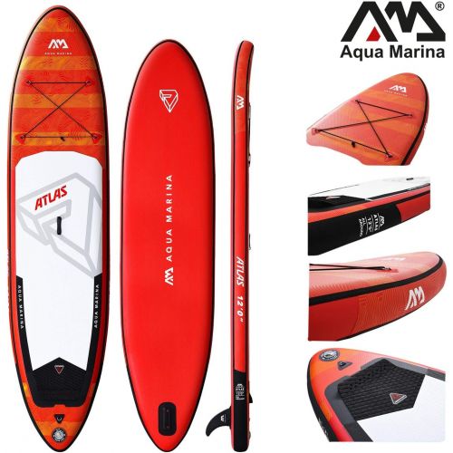  Aqua Marina Atlas Monster 2019 SUP Board Inflatable Stand Up Paddle Surfboard Paddel