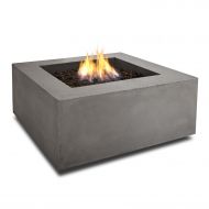 Real Flame Baltic Square Propane Fire Table, Glacier Gray