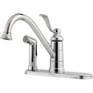 Pfister GT34-3PS0 Portland One-Handle Kitchen Faucet with Side Spray, Stainless Steel