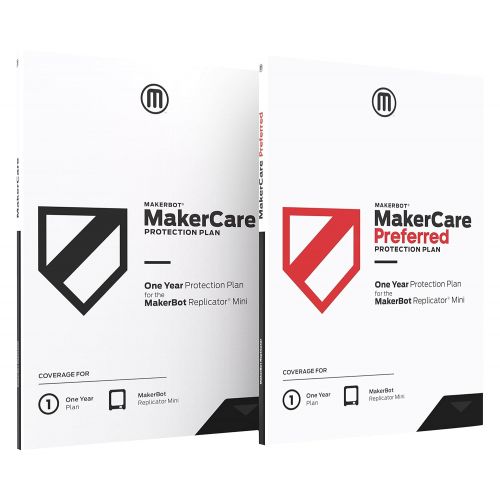  MakerBot MP07020 Makercare Preferred Protection Plan for Replicator Mini+ - 1 Year