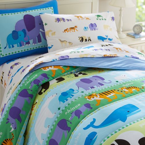 Wildkin Toddler Sheet Set, 100% Cotton Toddler Sheet Set with Top Sheet, Fitted Sheet, and One Pillow...