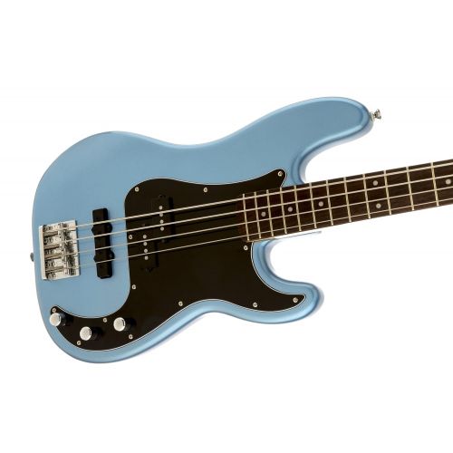  Squier by Fender Vintage Modified Precision Beginner Electric Bass Guitar - PJ - Lake Placid Blue