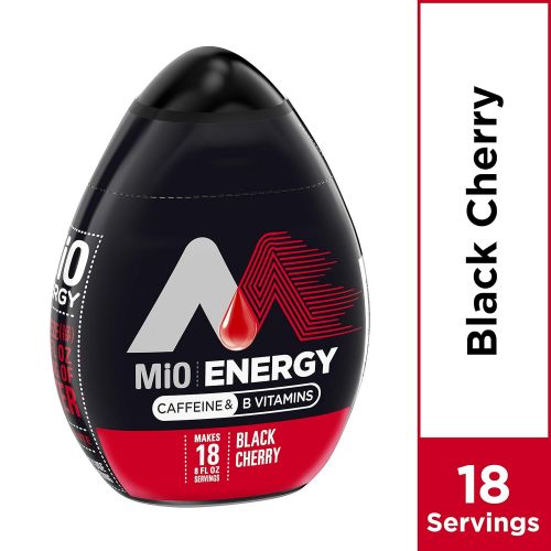  MIO MiO Energy Black Cherry Liquid Water Enhancer, 1.62 oz Bottles (Case of 12)