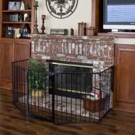 Baby Safety Fence Hearth Gate BBQ Fire Gate Fireplace Metal Plastic