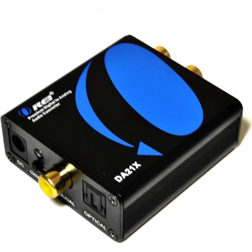  [아마존베스트]Orei OREI Digital to Analog Audio Converter - Optical SPDIF/Coaxial to RCA L/R with 3.5mm Jack Support Headphone/Speaker Output DA21