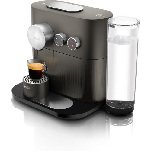 네스프레소 Nespresso Expert Original Espresso Machine with Aeroccino Milk Frother Bundle by DeLonghi, Anthracite Grey