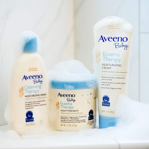  [아마존베스트]You purchased this item on September 13, 2018. Aveeno Baby Eczema Therapy Moisturizing Cream with Natural Colloidal Oatmeal for Eczema Relief, 7.3 oz