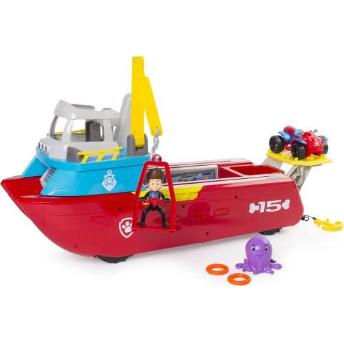  Nickelodeon PAW Patrol Sea Patrol - Sea Patroller Transforming Vehicle with Lights & Sounds, Ages 3 & Up