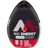 MIO MiO Energy Black Cherry Liquid Water Enhancer, 1.62 oz Bottles (Case of 12)