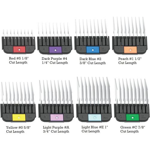  Wahl Professional Animal Stainless Steel Guide Combs #3390-100