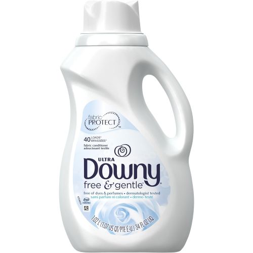  Downy Ultra Liquid Fabric Conditioner, Free & Gentle , 34 Fl oz