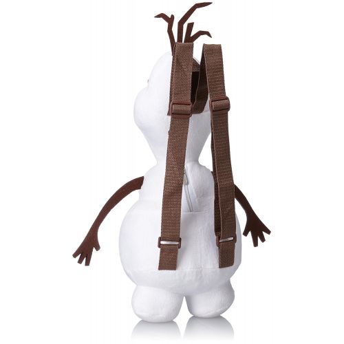 디즈니 Disney Big Girls Olaf Frozen Plush Backpack, Multi, One Size
