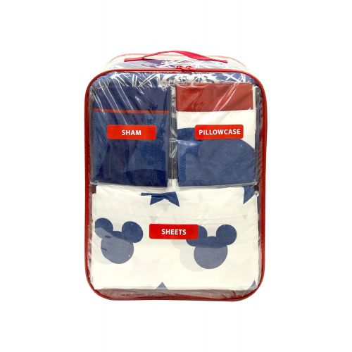  Jay Franco Disney Mickey Mouse Americana 4 Piece Twin Bed In A Bag