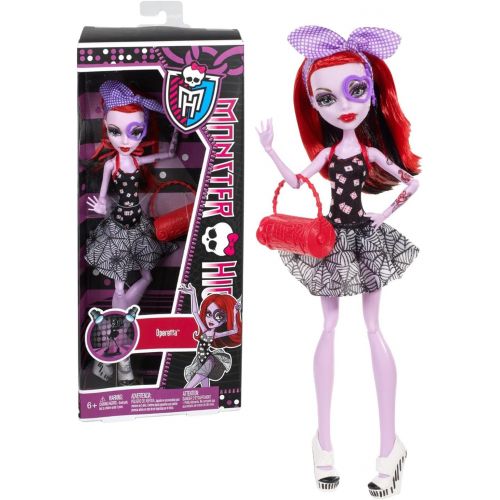 몬스터하이 Monster High Mattel Year 2012 Dance Class Series 11 Inch Doll Set - Daughter of The Phantom of The Opera Operetta in Swing Dance Outfit with Purse