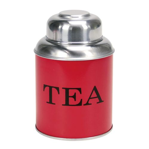  Contento 4028126227169 Stainless Steel Tea Caddy red, One Size