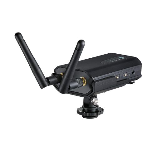 오디오테크니카 Audio-Technica ATW-1701L Camera Mount Wireless Lapel Microphone System with Zoom H6 Portable Recorder and Accessorries