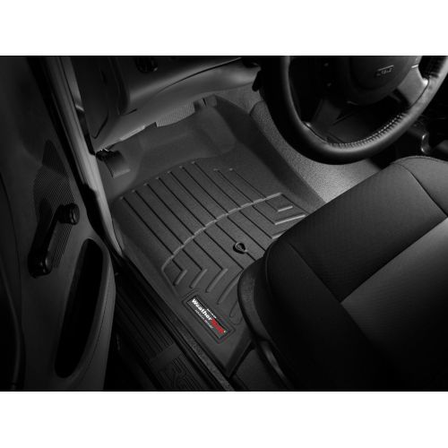  Auto WeatherTech Custom Fit Front FloorLiner for Ford Ranger (Black)