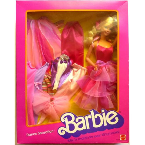 바비 Barbie Dance Sensation #9058 - Mix n Match for 10 Pink and Red Looks