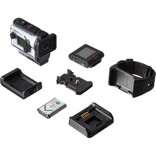 소니 Sony FDRX3000RW 4K HD Recording, Action Cam, Live View Underwater Camcorder, White