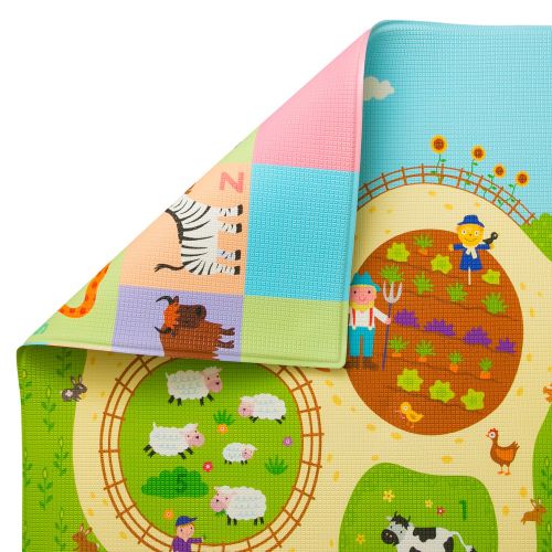 스킵 Baby Care Play Mat (Large, Busy Farm)