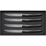 Kyocera SK-4PC Advanced Ceramic Steak Knife Set, One Size, BlackBlack