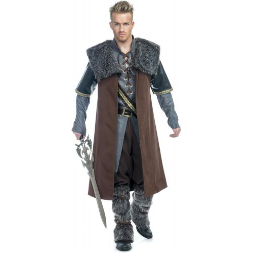  Charades Mens Medieval Warrior Plus Costume