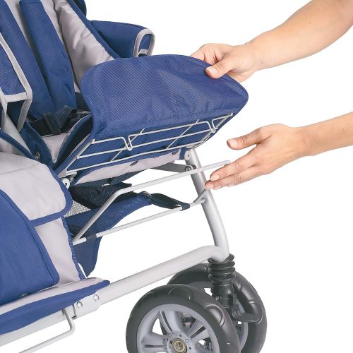  Angeles Infant Toddler SureStop Folding Commercial Bye-Bye Stroller (4-Passenger)