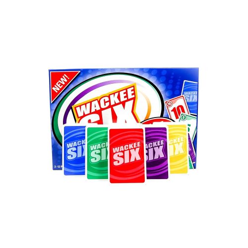  Wackee International Wackee Six - The Popular, Fun, Easy, Speed Card Game that’s a great Group or Family Card Game