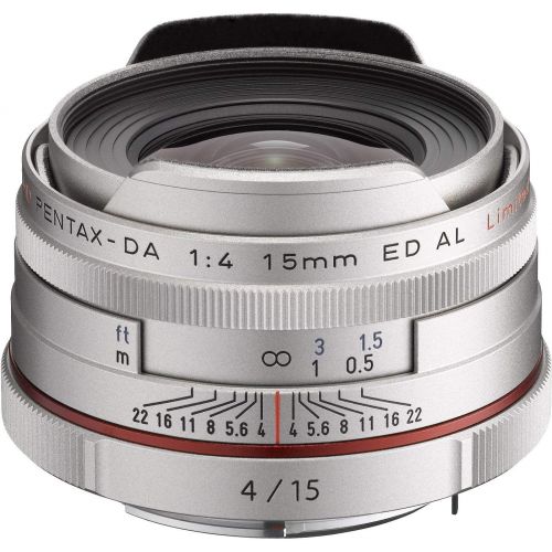  Pentax PENTAX Limited lens super wide-angle single focus lens HD PENTAX-DA15mmF4ED AL Limited Silver K mount APS-C size 21480