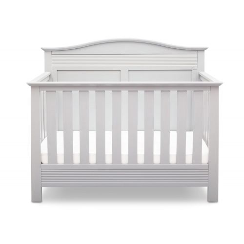  Serta Barrett 4-in-1 Convertible Baby Crib, Bianca White