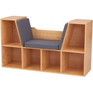 KidKraft Bookcase with Reading Nook Toy, Natural