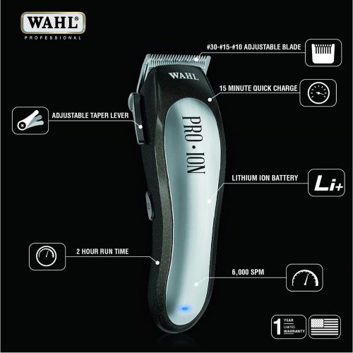  Wahl Professional Animal Pro Ion Rechargeable Equine Clipper #9705-100