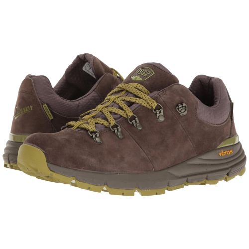  Danner Mens Mountain 600 Low 3 Dark Brown/Lichen Hiking Shoe