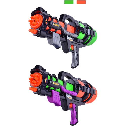  Unknown HOT!!! 60cm Super Large Beach Water Gun Toy high Pressure Funny Water Pistol Colorful Fight Beach Squirt Toy Pistol Spray Water Toys (Small, Black)
