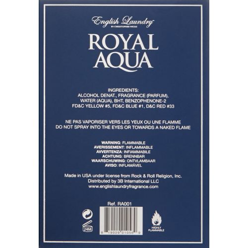  English Laundry Royal Aqua Eau de Toilette, 3.4 fl. oz.