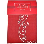 Lenox French Perle Red Embroidered Holiday Tablecloth (70 Round)