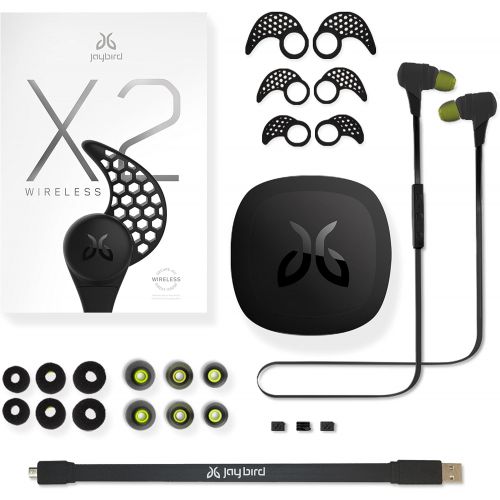  Jaybird X2 Sport Wireless Bluetooth Headphones - Midnight Black