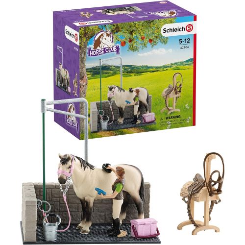  Schleich North America Pick Up with Horse Trailer Playset