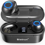 [아마존 핫딜]  [아마존핫딜]Bietrun Wireless Earbuds - Qualcomm 5.0 Auto Pairing,True Wireless Earbuds with 30H Playtime, No Delay Stereo Sound,IPX7 Waterproof and Built-in Mic,CVC 8.0 Acoustic Noise Reduction.