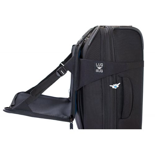  Think Lugabug Travel Seat, Child Carrier for Luggage (Black/Grey)