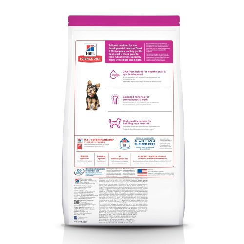  Hills Science Diet Dry Dog Food, Puppy, Small Paws for Small Breeds, Chicken Meal, Barley & Brown Rice Recipe