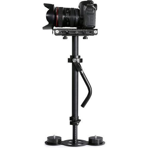  Movo VS2000PRO Telescoping Video Stabilizer System with Micro Balancing and Quick Release Platform - For DSLR Cameras & Camcorders up to 6.6 LBS